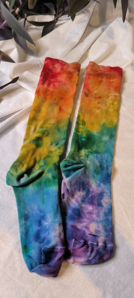 Batikované podkolenky 🌈