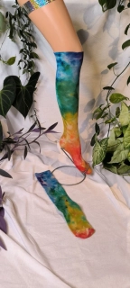 Batikované podkolenky 🌈🌈